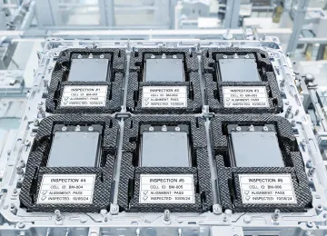 EV battery production fixture